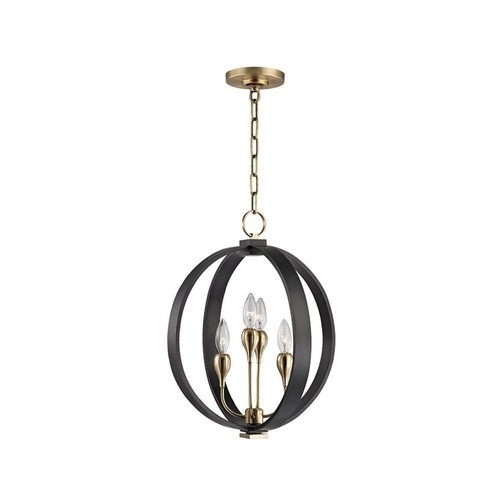 Hudson Valley Lighting Dresden - Four Light Chandelier - 16" X 19.5" HUD6716-AOB - Picture 4 of 5
