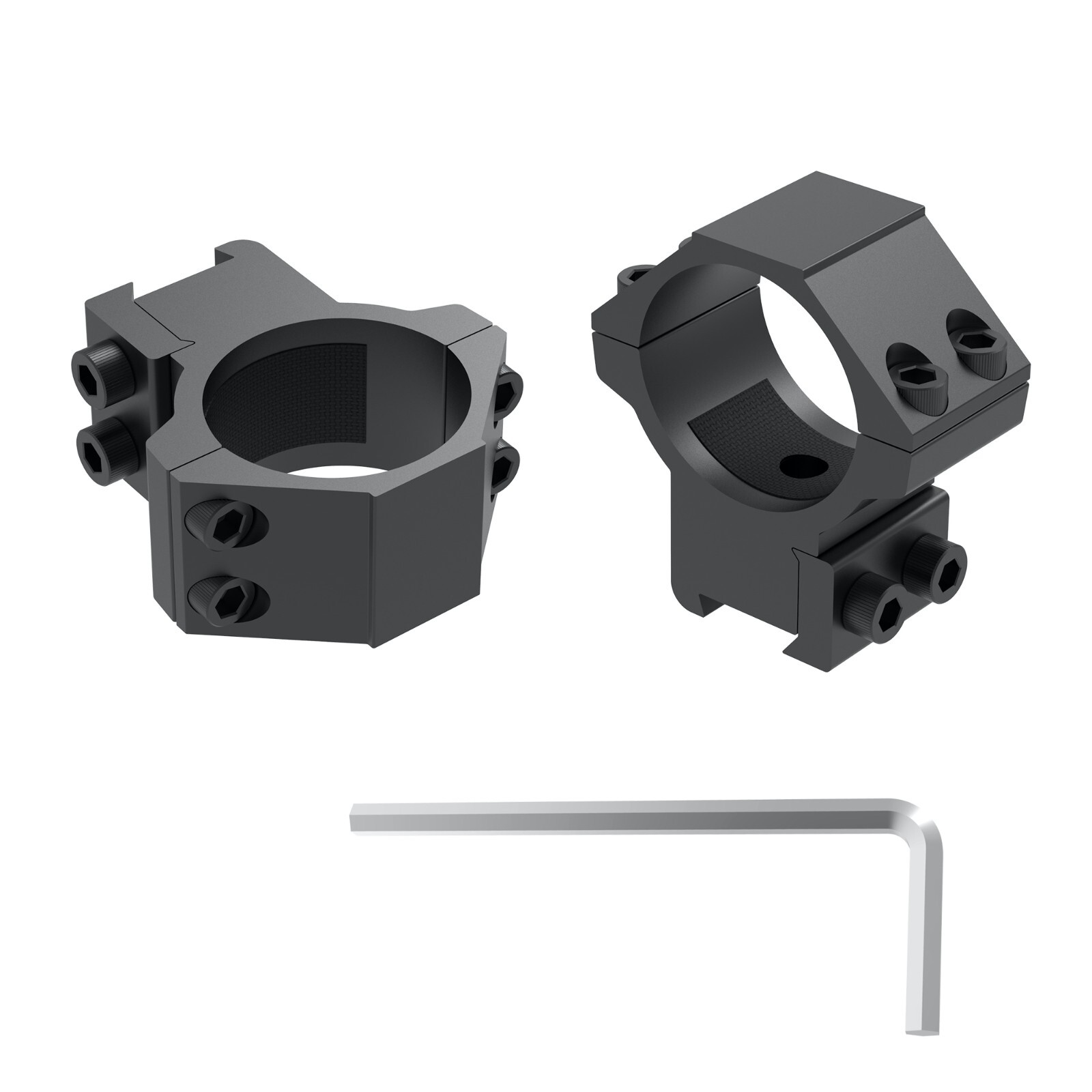 30mm Scope Rings 3/8 Dovetail Middle Profile .22 caliber Riflescope ...