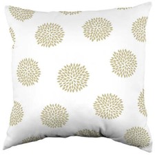 Boho Flowers Decorative Pillow, 2 Sizes, Made in the USA, More Colors