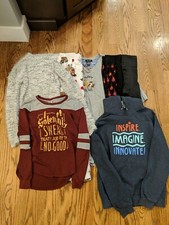 Lot of women's small winter clothes, sweatshirt, leggings, pajamas, shirts