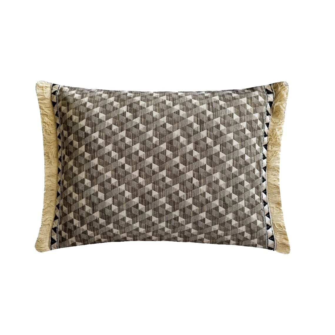 Rectangle Geometric 100% Silk Home Décor Pillows