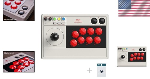 Lightweight Wireless Arcade Stick for Switch & Windows - 2.4G Receiver Included - Picture 2 of 11