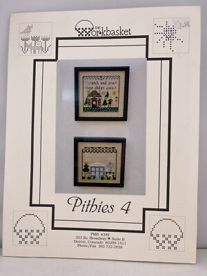 The Workbasket Pithies 4 Counted Cross Stitch Pattern Olson & Scott 2003