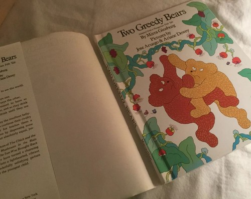Two Greedy Bears (Hungarian Folk Tale) by Mirra Ginsburg HC Picture Book w/DJ - Picture 2 of 6
