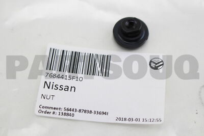 専用6 7684415F10 Genuine Nissan NUT 76844-15F10 | eBay