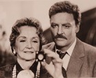 Original Vintage1986 Press Photo Stacy Keach Nina Foch THE NEW MIKE HAMMER CBS — photo 1