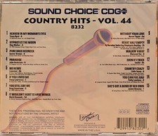 SC8232 COUNTRYS HITS NEW SOUND CHOICE KARAOKE LOT SH