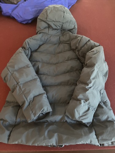 32 Degrees Heat Mens Hooded Long Sleeve Puffer Jacket Size XL Aqua Blue - Picture 4 of 6