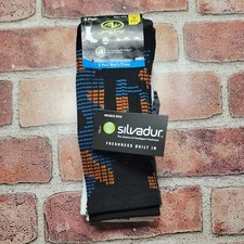 Athletic Works Boys Cushioned Crew Socks, 3-Pack Size Med. NEW 