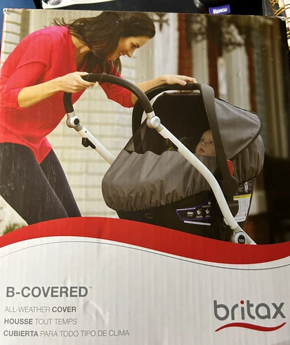 New Britax B-Covered All-Weather Cover Grey With UPF 50+ #S01284300 - Picture 1 of 3