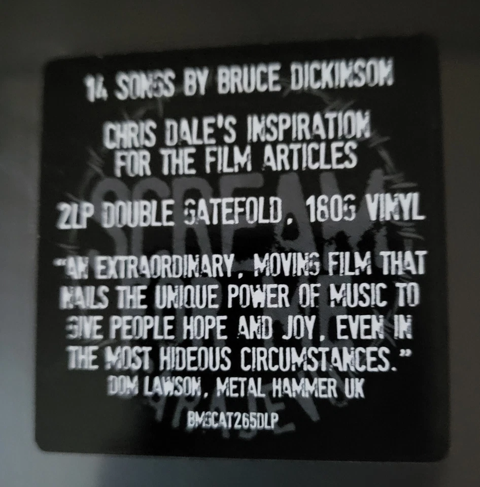 2 LP - Bruce Dickinson - Scream for me Sarajevo - neu - OVP - Bild 2 von 3