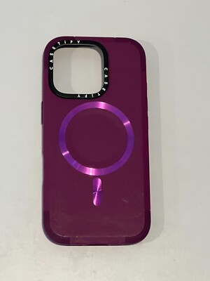 CASETiFY Force Case w/ Magsafe for iPhone 16 Pro 6.3'' - Mulberry USED