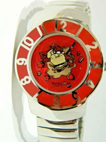 RELOJ DISNEY WARNER BROS. ESTUCHE ROSA DIABLO TASMANIA. Lote 356 caja 132 - Imagen 2 de 7