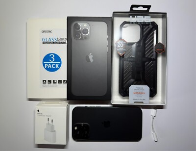 Apple iPhone 13 Pro Max 128 GB Graphite - NEUWERTIG - Ohne Simlock - mit Zubehör