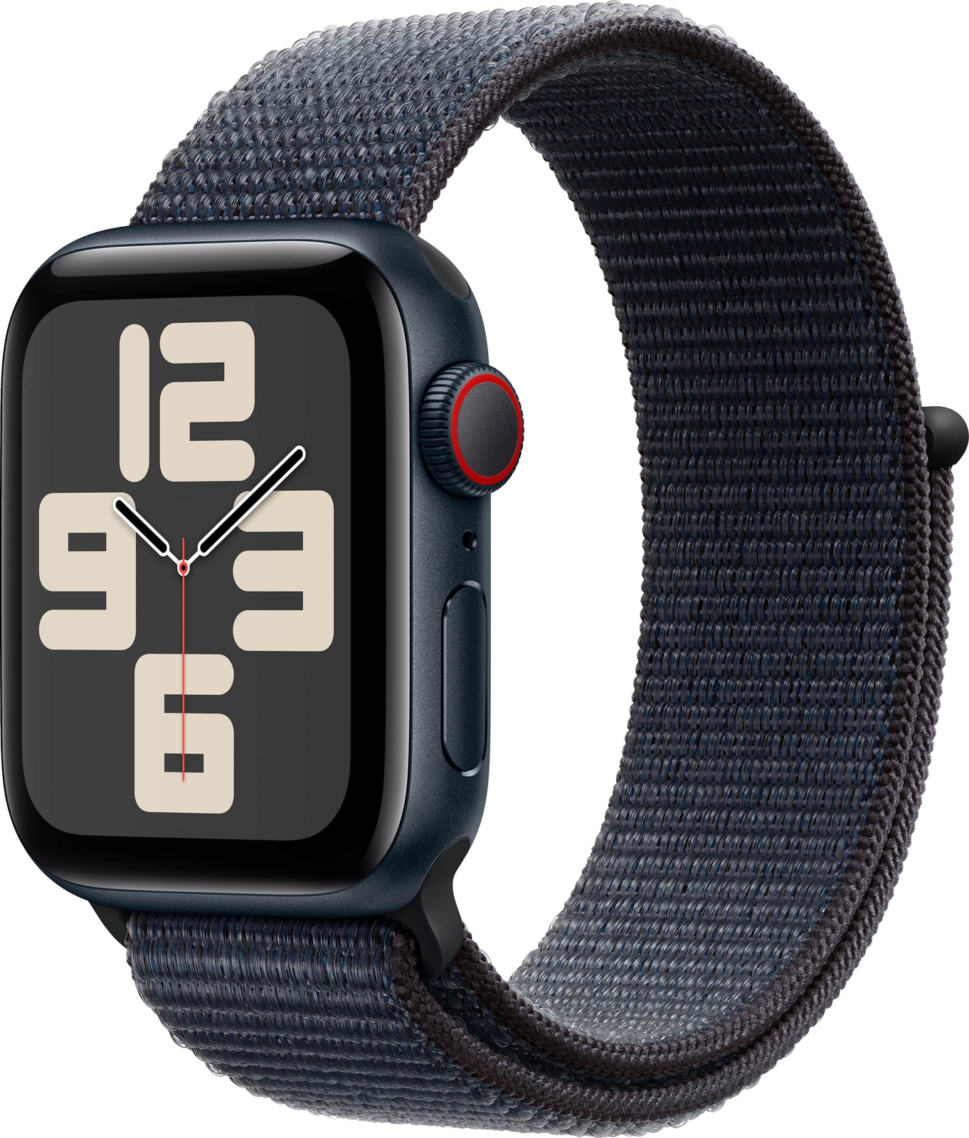Apple Watch SE 2 Cell 40mm Midnight Aluminum - Ink Sport Loop MXFQ3LL/A-image
