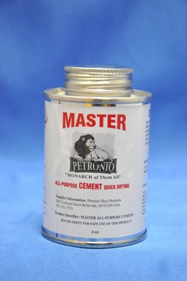 Petronio's Master All Purpose Cement Glue - 4 Oz Shoe Repair & Craft Adhesive 12 thumbnail image