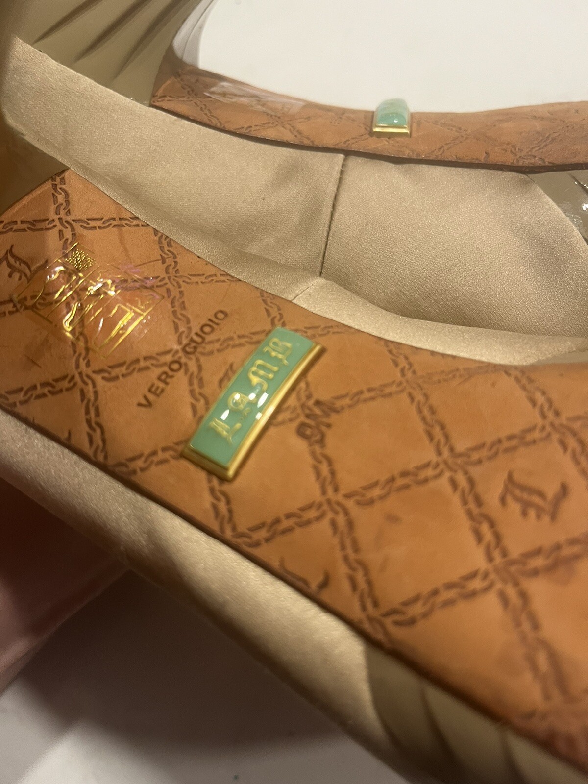 L.A.M.B. Gwen Stefani Z-Project Beige Satin Platf… - image 5