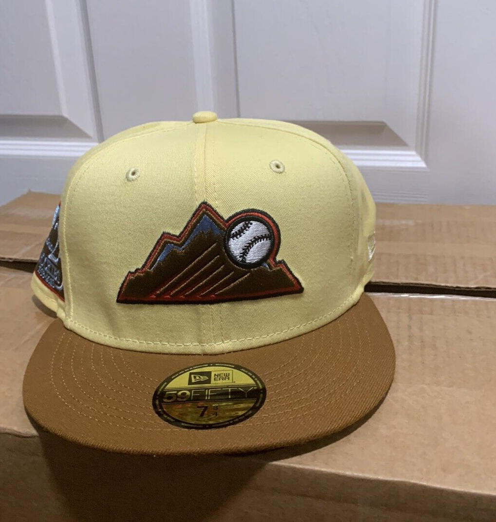 New Era 59Fifty COLORADO ROCKIES ICY BLUE UV 25th Anniversary