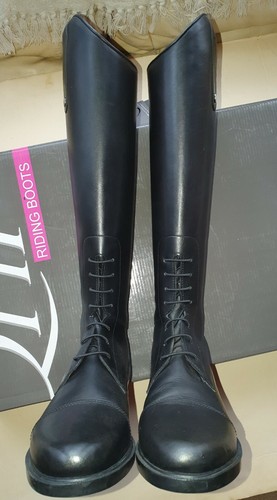 QHP Julia Junior Riding Boots. Black 