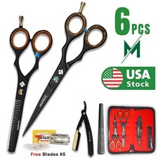 Professional Hair Cutting Thinning Scissors Barber Shears Hairdressing Salon Set
