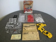 NIB VINTAGE MPC FORD MARK IV w/TRAILER VAN/DISPLAY CASE UNBUILT + ORIG BOX 1/25