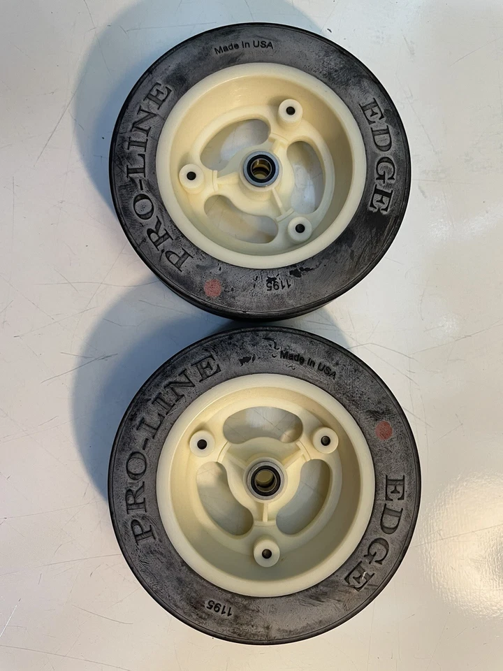 Pro-Line Tires And Wheels From RC10 Kit 6001 Associated Plus Rims Wheels - Image 2 of 4