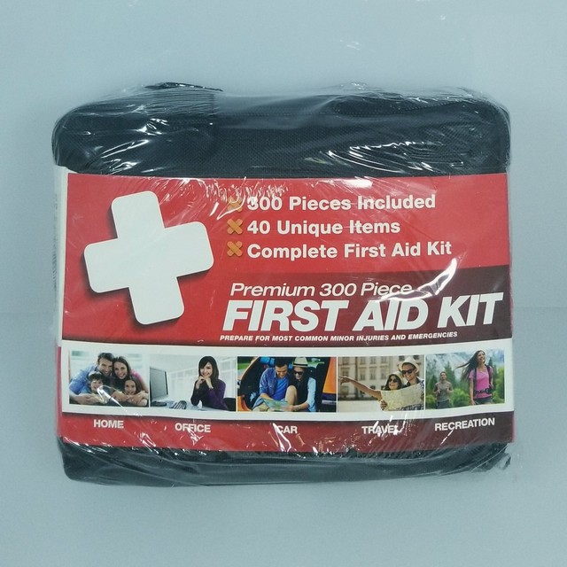 M2 Basics 300 Piece (40 Unique Items) First Aid Kit eBay