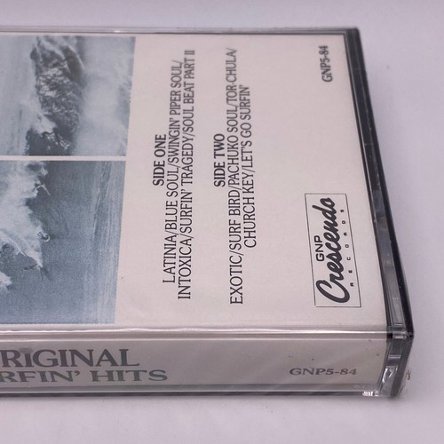 Original Surfin Hits Compilation Cassette Tape GNP Crescendo  GNP5-84 SEALED NOS - Picture 6 of 8