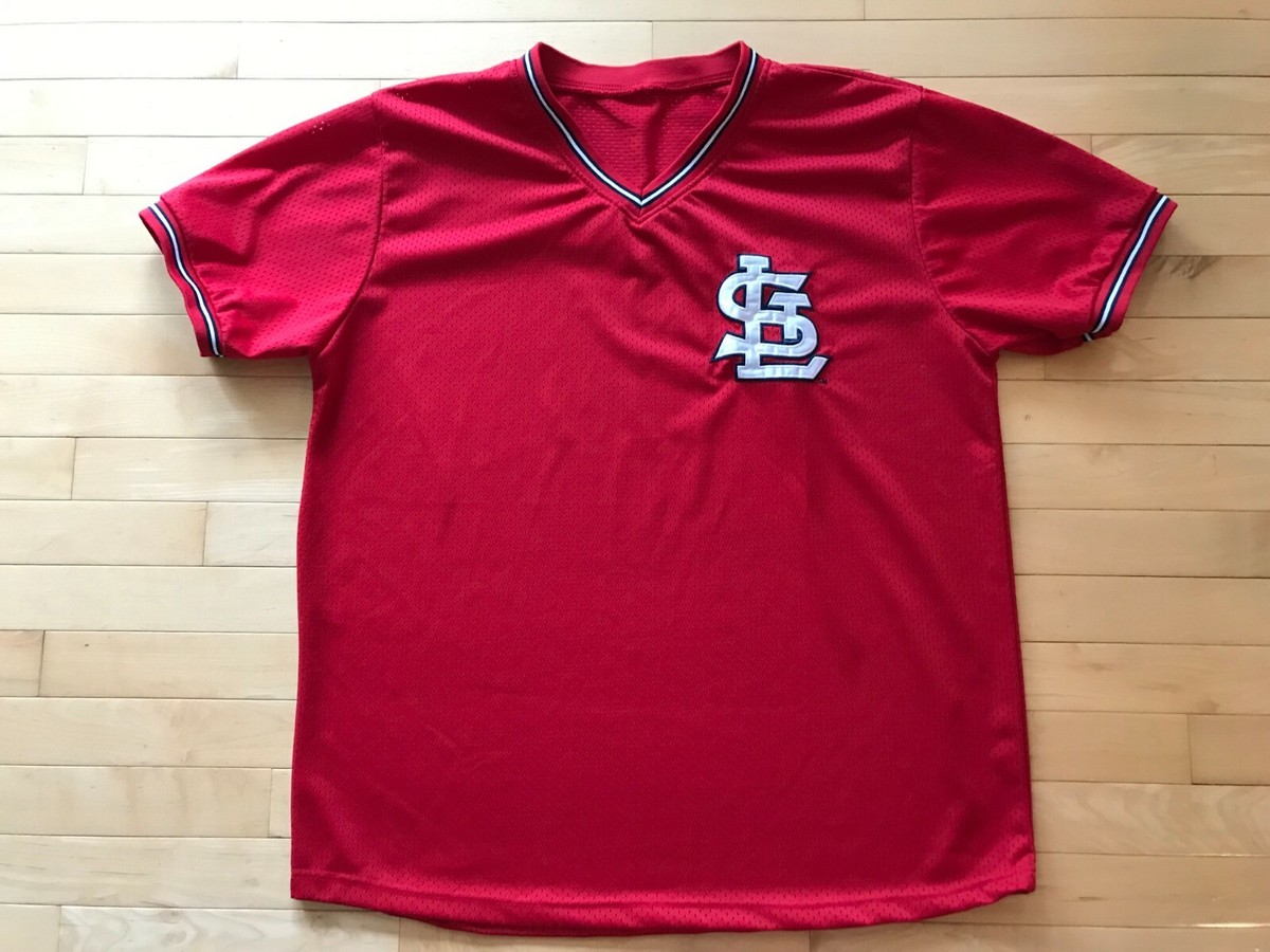 St. Louis Cardinals 1987 Batting Practice Pullover Jersey SGA Red