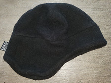 boys girls TURTLE FUR BLACK WINTER FLEECE HAT one size kids warm  