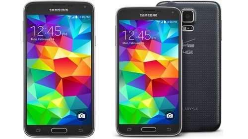 Samsung Galaxy S5 G900V 16GB 4G VoLTE Black/White (Verizon) Smartphone-Open Box- - Afbeelding 3 van 13