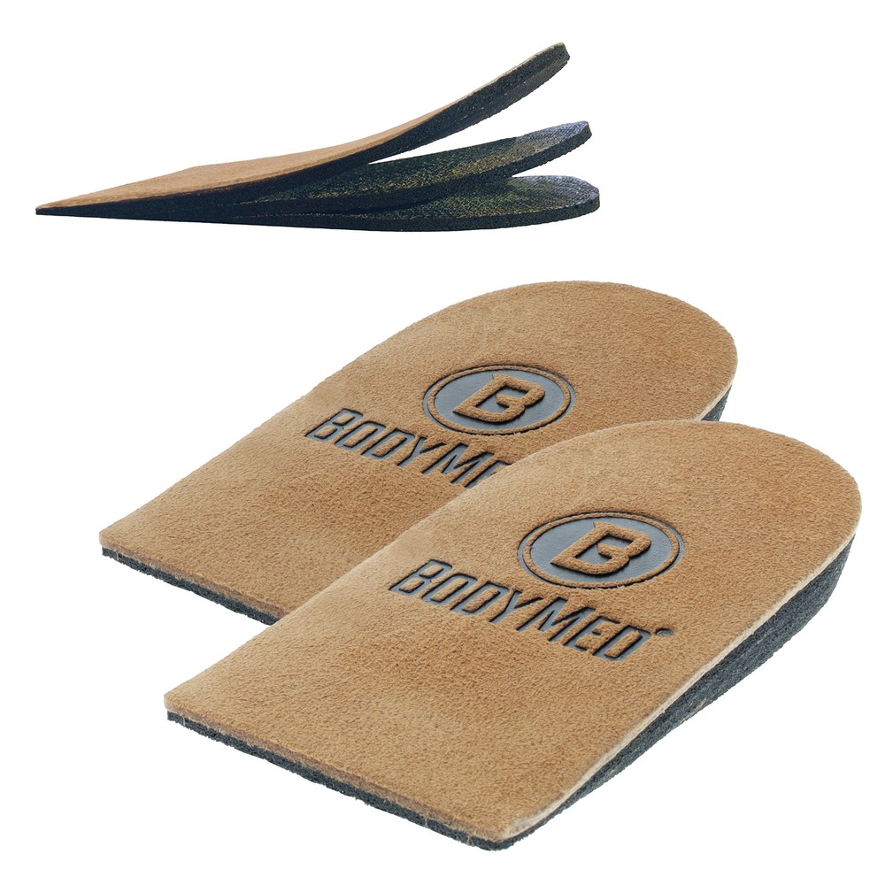 BodyMed Adjustable Heel Lift for Men and Woman (2-Pack) - Non-Slip Orthopedic