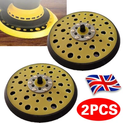 2pcs Medium Sander Backing 150mm Hook & Loop Pad for Mirka CEROS DEROS