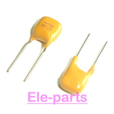 100 PCS 250V 0.12A DIP-2 PolySwitch Resettable Fuse TRF250-120 X250 RF120