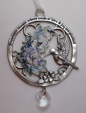 Y1 Happiness blooms where seeds of love & joy planted BLOOM FROM WITHIN ORNAMENT