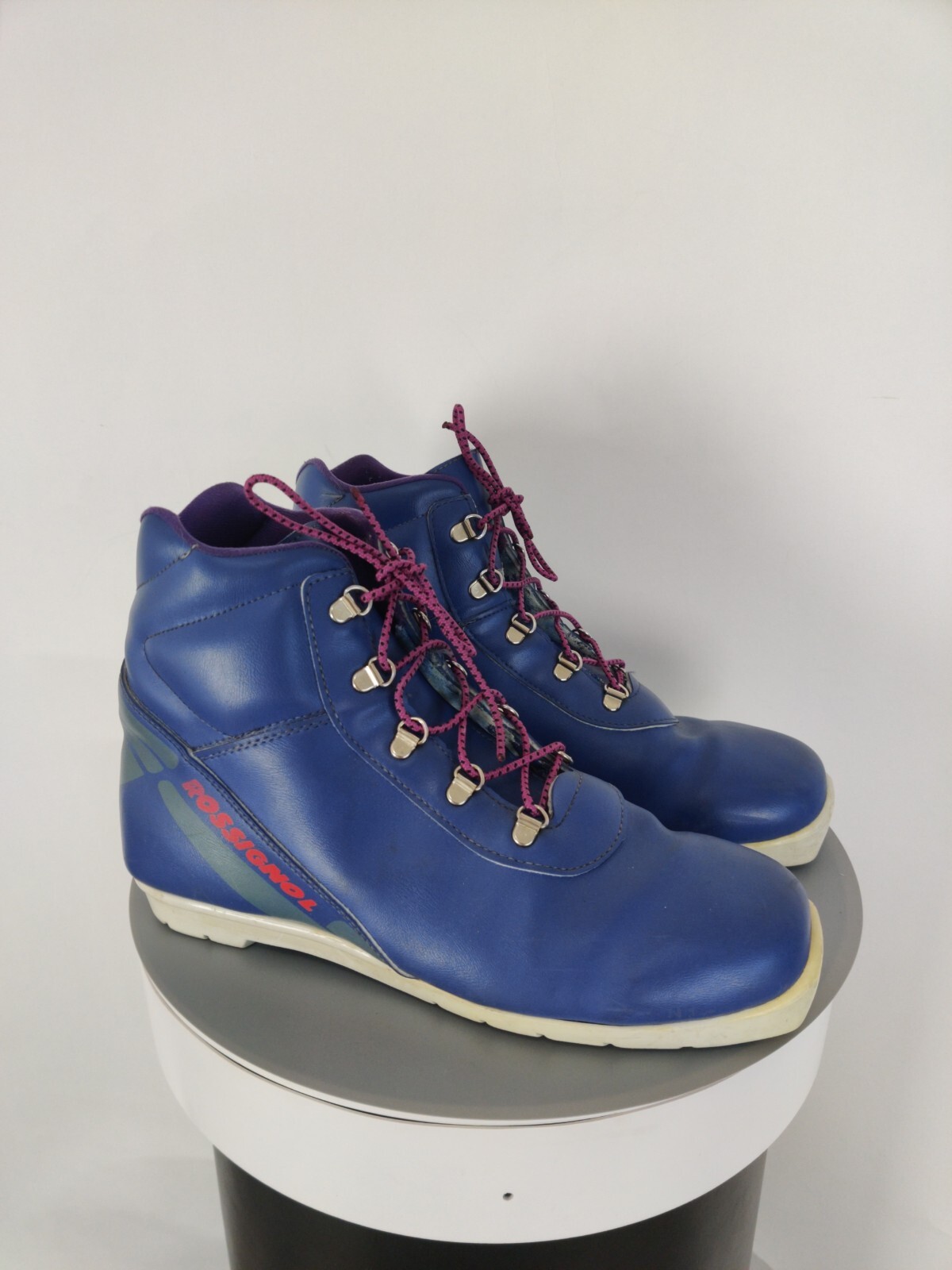 Salomon STIVALI DA SCI DI FONDO VIOLA RARI DA UOMO taglia EU 45 nuovi di zecca