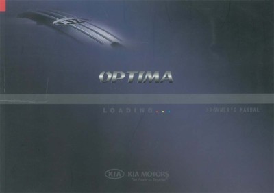 2008 Kia Optima Owner's Manual eBay