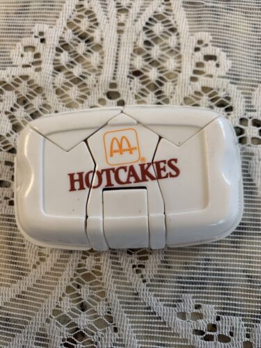 Vintage 1990 McDonalds HOT CAKES Happy Meal Toy Robot Changeables Transformers - Picture 1 of 7