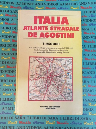 book book ITALY ATLANTE STRADALE DE AGOSTINI 1:250000 geographic institute (A16)