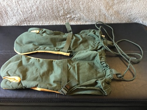 Military Issue Mitten Shells w/Trigger Fingers & Suspension Cord OG-208 SzMedium - Picture 3 of 5