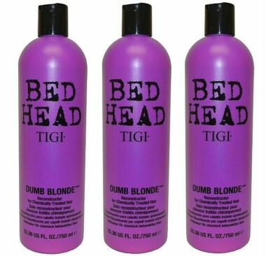 3X Tigi Bed Head Dumb Blonde Reconstructor Conditioner 25.36 Oz Each