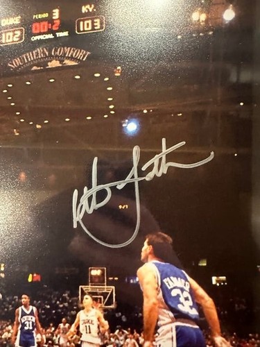 Christian Laettner signed autographed Duke Blue Devils 16x20 Photo Framed JSA - Picture 2 of 5