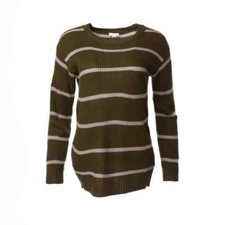 Lularoe MARIAH Green stripe Long Sleeve Sweater Top Sz XL EXTRA LARGE NWT