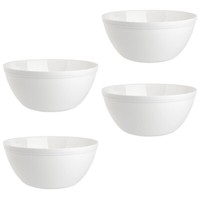 4Er Set MüSlischale MüSlischüSsel Schale SchüSsel Kunststoff Plastik Weiß
