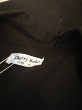 Ladies Long Black Coat Size 12