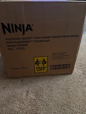 Ninja - SLUSHi Twist Smart Frozen Drink Maker, 144 oz - Taupe