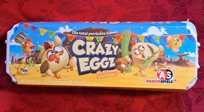 Crazy Eggz Spiel Abacus Eier eggs Geschicklichkeitsspiel ab 6 Jahren