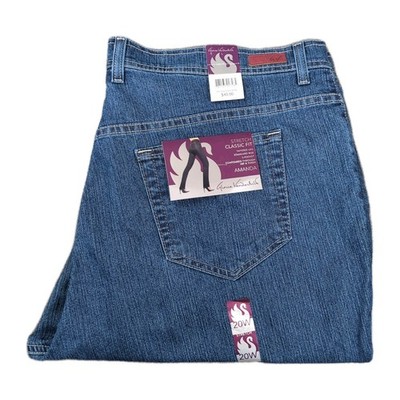 NWT Gloria Vanderbilt 20W 42x29 Amanda Stretch Classic Fit Tapered Leg Jeans