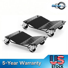 Set 2 Wheel Dolly Heavy-duty Car Tire Stake Vehicle Moving Dolly 3000 Lbs