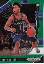 2020-21 Panini Prizm Draft Picks - Devon Dotson #32 Green Prizm (RC)